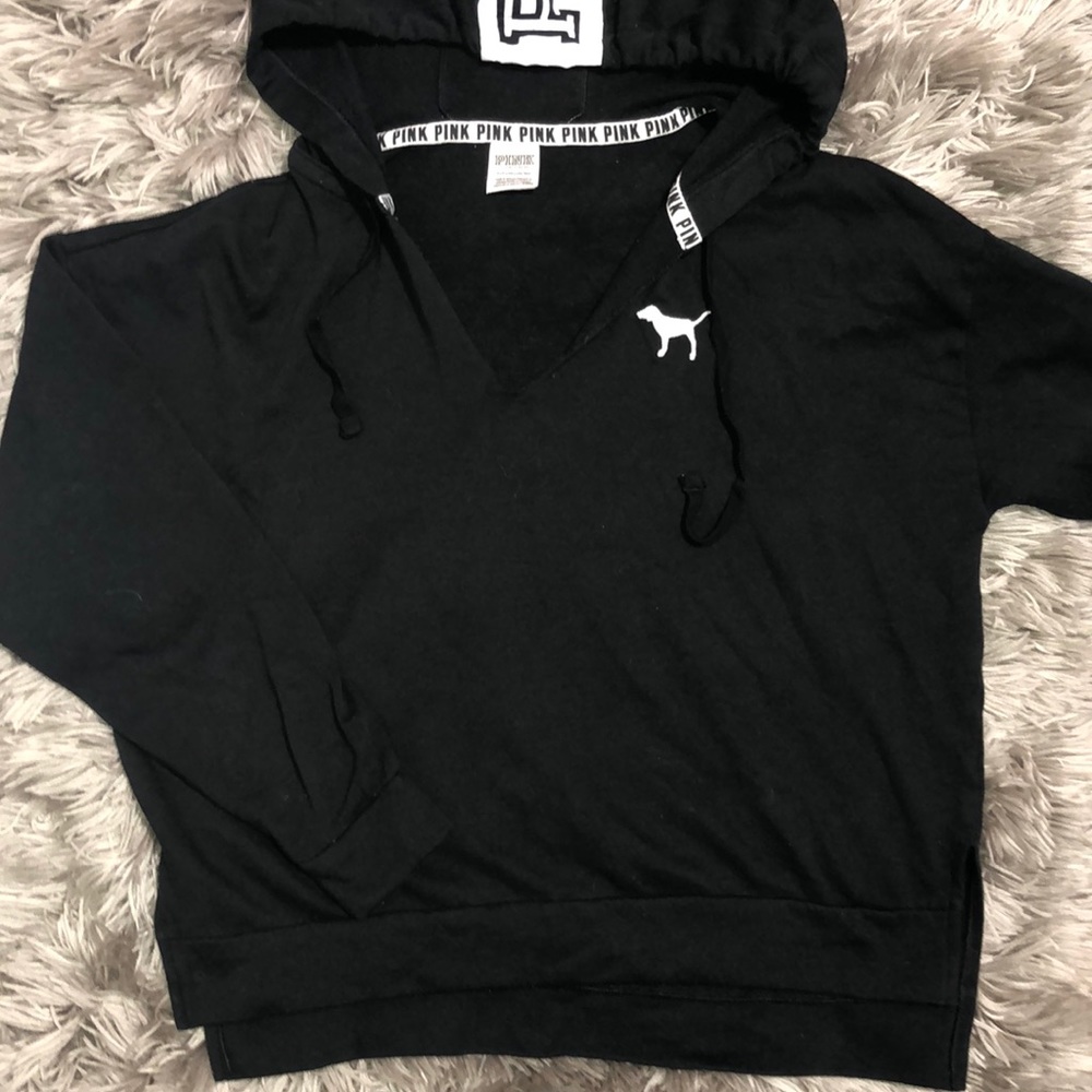 🚨 DEAL 🚨 PINK Black Hoodie